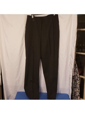 Ladies CONRAD C COLLECTION Gray Wool Dress Pants w/Elastic Waistband - 12 Tall